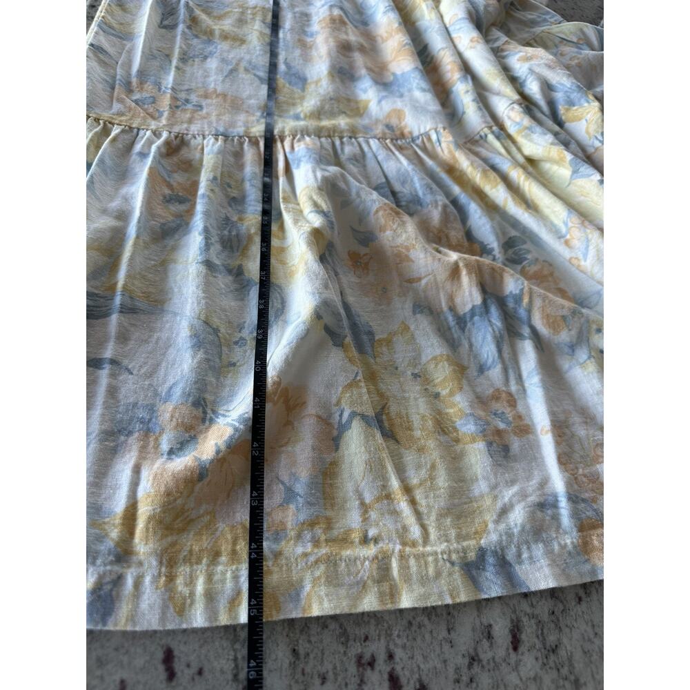 Abercrombie & Fitch M Ruffle Floral Maxi Dress FairyCore Cottage Preppy Girly - Picture 5 of 6